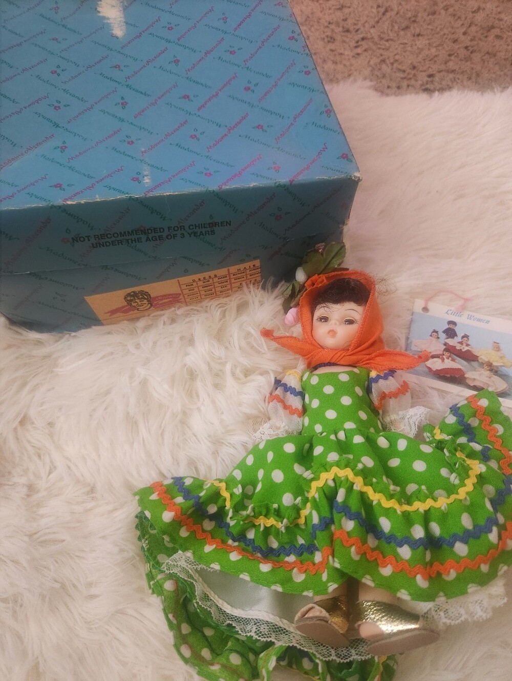 Madame Alexander Vintage Brazil Doll Comes With The Box Multi Color